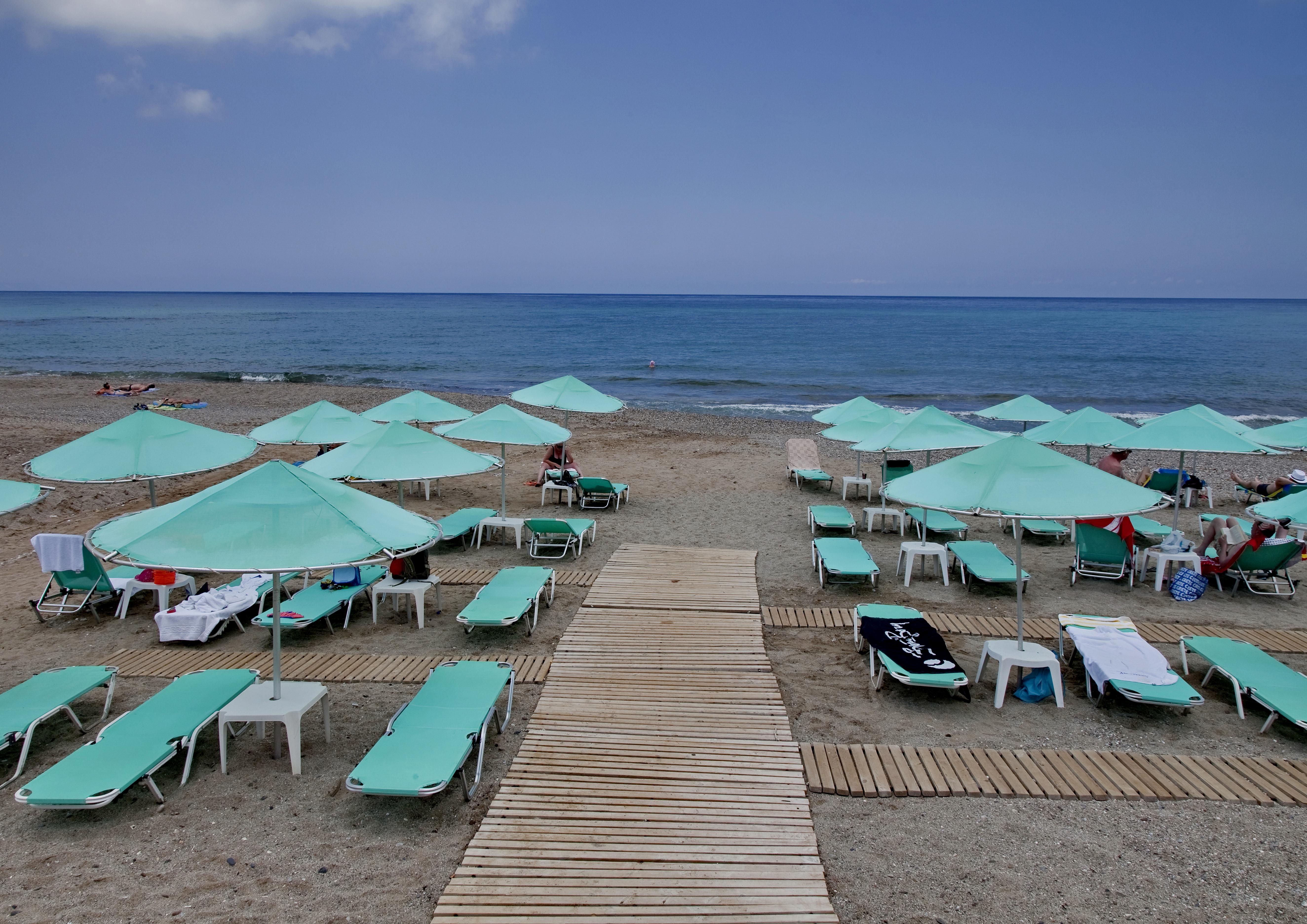 Jo An Beach Hotel Adelianos Kampos Eksteriør bilde